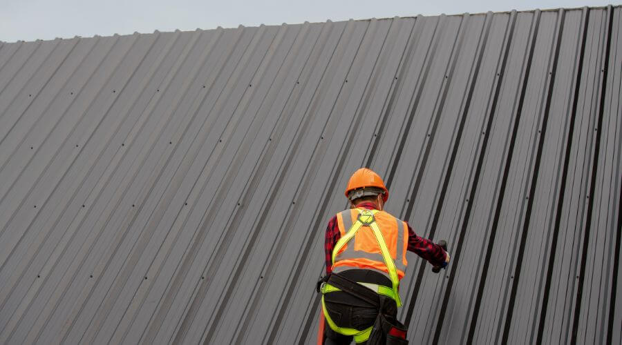 Professional metal roof installation services in Bulan, KY